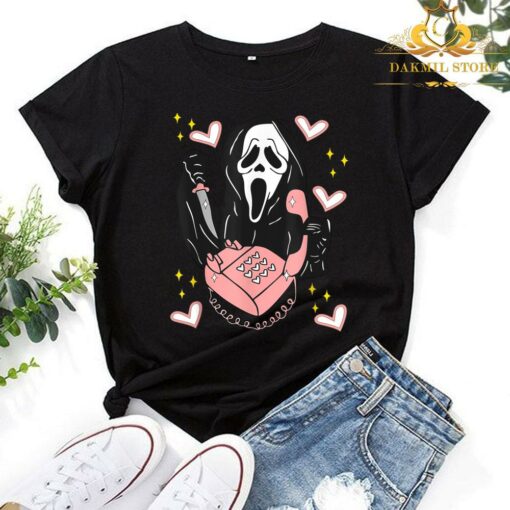 Ghostface Calling Halloween Funny, Scream You Hang Up Shirt 1
