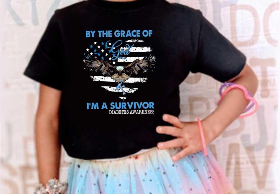 God Eagles I'm A Survivor Diabetes Shirt, By The Grace Of God I'm A Survivor Diabetes Awareness Shirt God Eagles I'm A Survivor Diabetes Shirt, By The Grace Of God I'm A Survivor Diabetes Awareness Shirt 4