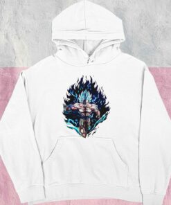 Goku Supper Saiyan Shirt, Goku Blue Shirt, Dragon Ball Supper For Men Shirt 7