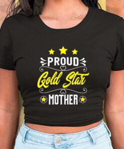 Gold Star Mother's Day Shirt, Proud Gold Star Mother Shirt, Mother Day Shirt, Gold Star Mom Day For Men Shirt 5