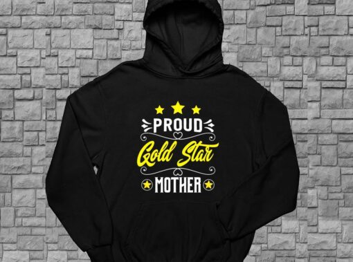 Gold Star Mother's Day Shirt, Proud Gold Star Mother Shirt, Mother Day Shirt, Gold Star Mom Day For Men Shirt 4