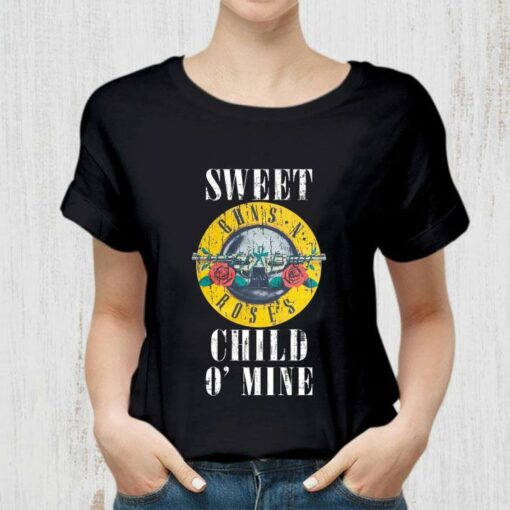 Official Guns N' Roses band hard rock Sweet Child O' Mine shirt 2