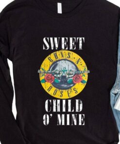Official Guns N' Roses band hard rock Sweet Child O' Mine shirt 7