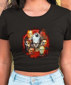 Halloween Characters Shirt, Halloween Horror Shirt, Scary Character For Men Shirt 5