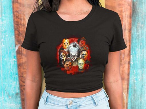 Halloween Characters Shirt, Halloween Horror Shirt, Scary Character For Men Shirt 2