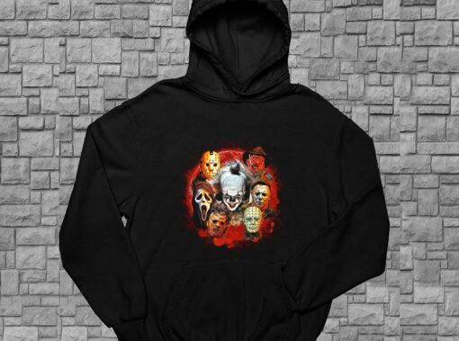 Halloween Characters Shirt, Halloween Horror Shirt, Scary Character For Men Shirt 4
