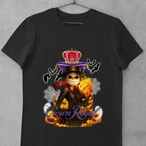 Official Halloween Jack Skellington Mashup Crown Royal Shirt 1