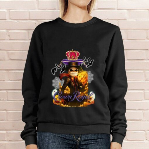 Official Halloween Jack Skellington Mashup Crown Royal Shirt 4
