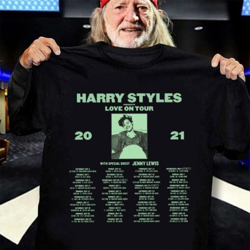 Original Harry Styles Presents Love On Tour 2021 With Special Guest Jenny Lewis Shirt 3