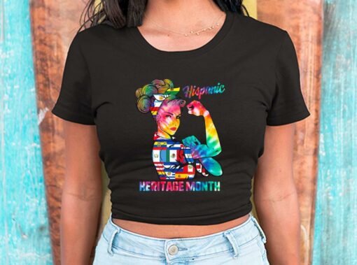 Hispanic Heritage Month Shirt, Hispanic Heritage Month Woman Latino Countries Flag For Men Shirt 2
