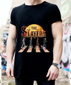 Best Horror Movies Characters The Slayers Abbey Road Halloween Shirt 5