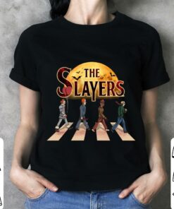 Best Horror Movies Characters The Slayers Abbey Road Halloween Shirt 6