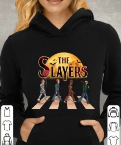 Best Horror Movies Characters The Slayers Abbey Road Halloween Shirt 7