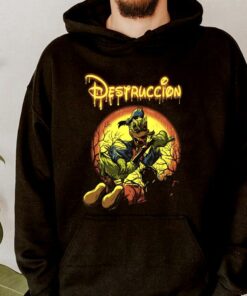 Hot Destruccion Donald Duck Mickey Mouse Shirt, Disney Destruccion Halloween Shirt, Donald Horror Shirt 7