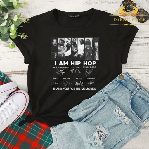 I am hip hop Thank you for the memories shirt 2