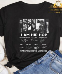 I am hip hop Thank you for the memories shirt 5