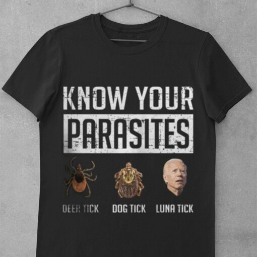 Premium Insect Joe Biden Know Your Parasites Deer Tick Dog Tick Luna Tick Shirt 1