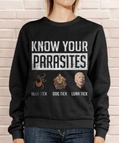 Premium Insect Joe Biden Know Your Parasites Deer Tick Dog Tick Luna Tick Shirt 7