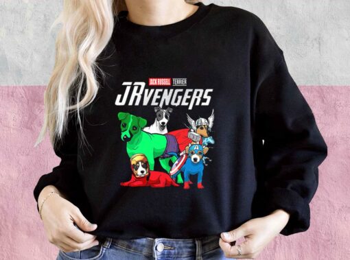 Jack Russell Terrier Jrvengers Avengers Shirt, Marvel Avengers Jack Russell Jrvengers Endgame For Men Shirt 3