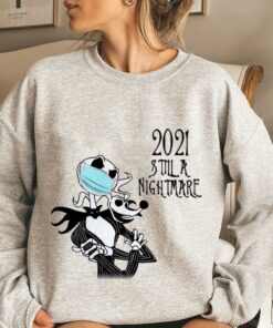 Hot Jack Skellington Zero mask 2021 still a nightmare Coronavirus shirt 2 Hot Jack Skellington Zero mask 2021 still a nightmare Coronavirus shirt 6