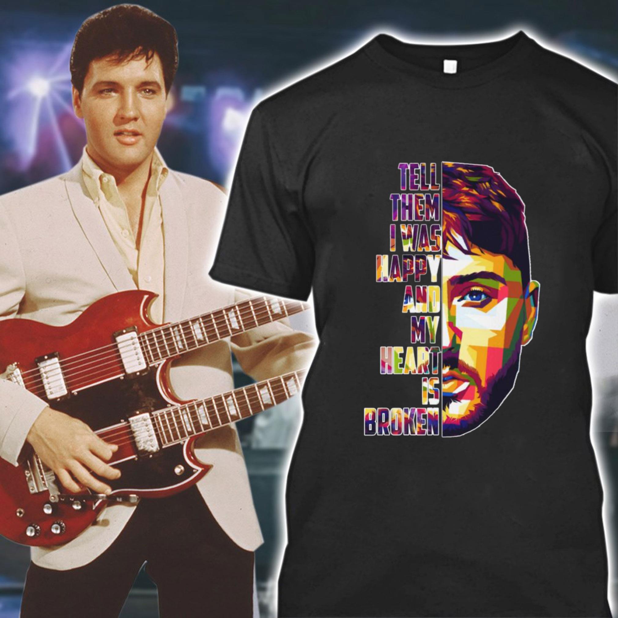 Funny James Arthur Tell Them I Was Happy And My Heart Is Broken Shirt 2 Trending fashion news James Arthur Tell Them I Was Happy And My Heart Is Broken Shirt