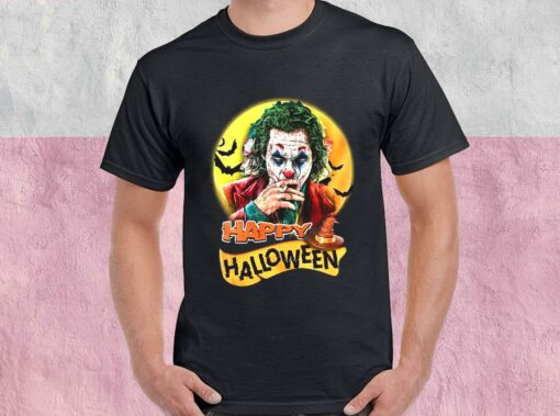 Joker Joaquin Phoenix Happy Halloween Shirt, Joker Halloween Shirt, Halloween Joker Joaquin Phoenix For Men Shirt 1