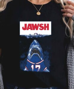 Original Josh Allen No. 17 Buffalo Bills Jawsh Jaws Shirt 5
