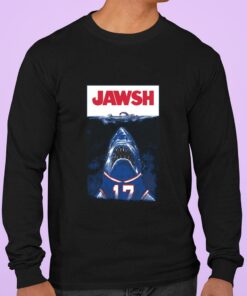Original Josh Allen No. 17 Buffalo Bills Jawsh Jaws Shirt 6