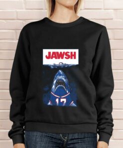 Original Josh Allen No. 17 Buffalo Bills Jawsh Jaws Shirt 7