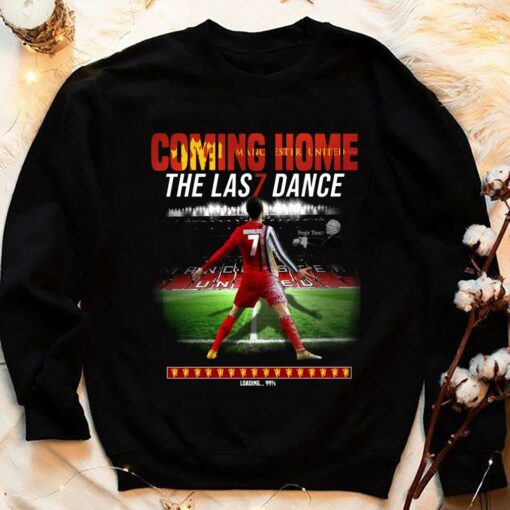 Premium Juventus Cristiano Ronaldo Coming Home The Las7 Dance Loading 99% Manchester United Shirt 4