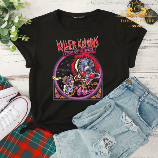 Killer-klowns-from-outer-space-alien clown Shirt,Halloween Horror Shirt, Horror Movie Fan Tee 2