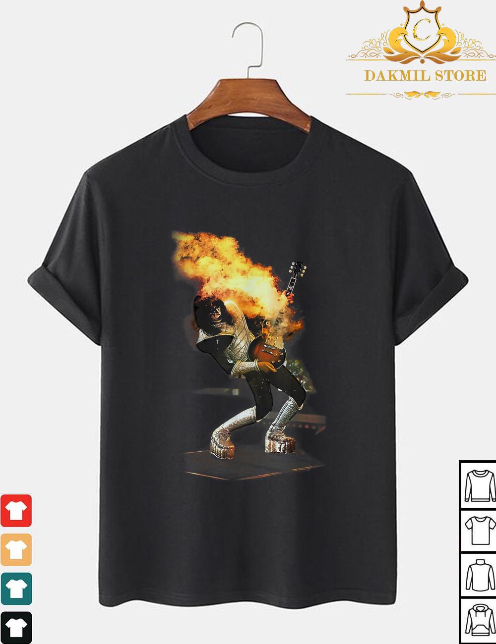 Kiss Aces Frehley Live Tees Shirt