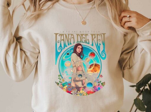 Lana Del Rey Shirt, Lana Del Design Shirt, Lato The Moon Tour Lana Del Rey For Men Shirt 3