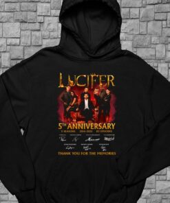 Lucifer 5th Anniversary 2016 2021 Thank You For The Memories Shirt, Lucifer For Men Shirt 7