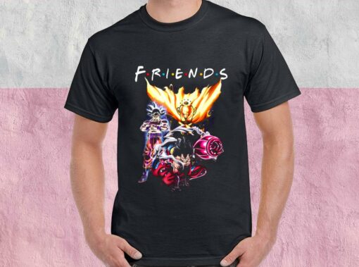 Luffy Naruto Son Goku Friends Shirt, Friends Anime Shirt, Naruto Dragon Ball One Piece For Men Shirt 1