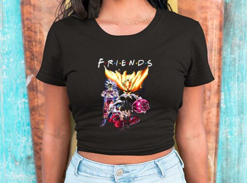 Luffy Naruto Son Goku Friends Shirt, Friends Anime Shirt, Naruto Dragon Ball One Piece For Men Shirt 2