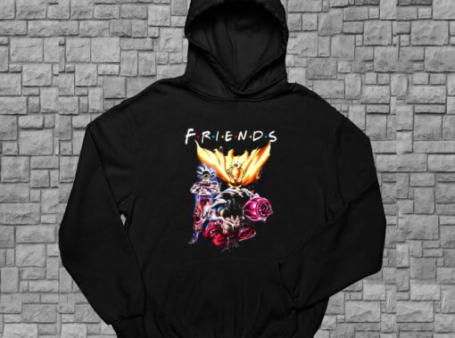 Luffy Naruto Son Goku Friends Shirt, Friends Anime Shirt, Naruto Dragon Ball One Piece For Men Shirt 4