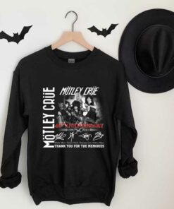 Motley Crue Signatures shirt, Thank You Memories Motley Crue 40th Anniversary 1981 2021 Shirt 6