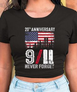 Never Forget 911 Shirt, USA Flag Patriotic Shirt, 9-11 Anniversary For Men Shirt 5