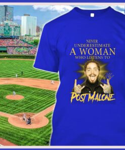 Hot Never Underestimate A Woman Who Listens To Post Malone Signature Shirt 5