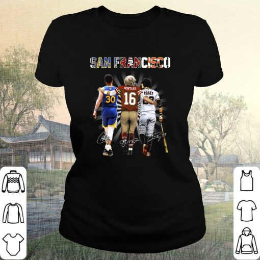 Official San Francisco Team Sport Shirt, Stephen Curry Buster Posey Joe Montana Shirt 2