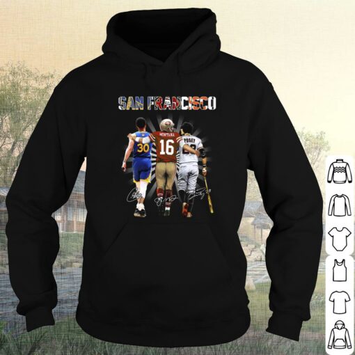Official San Francisco Team Sport Shirt, Stephen Curry Buster Posey Joe Montana Shirt 4