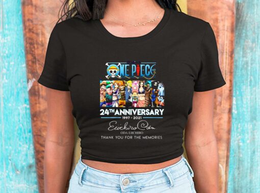 One Piece 24th Anniversary 1997-2021 Oda Eiichiro Thank You For The Memories Shirt, One Piece For Men Shirt 2