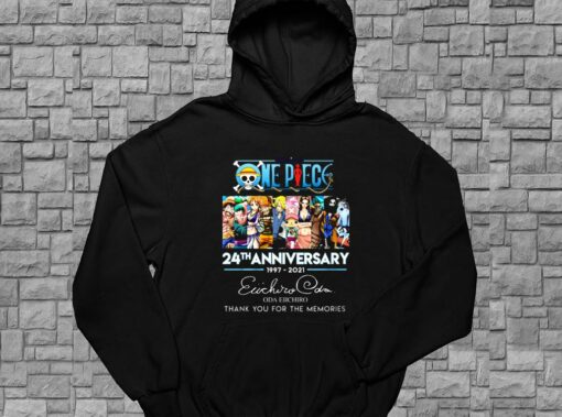 One Piece 24th Anniversary 1997-2021 Oda Eiichiro Thank You For The Memories Shirt, One Piece For Men Shirt 4