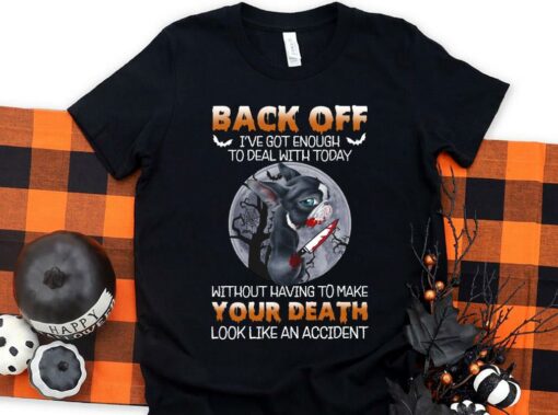 Original Chihuahua Michael myers Halloween Shirt, Chihuahua Back Off I've Got Enough Shirt 1
