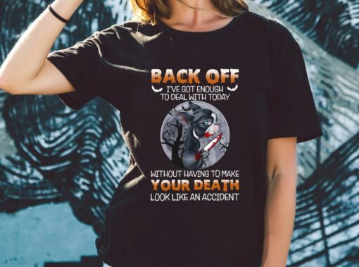 Original Chihuahua Michael myers Halloween Shirt, Chihuahua Back Off I've Got Enough Shirt 2