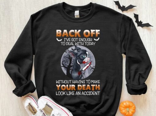 Original Chihuahua Michael myers Halloween Shirt, Chihuahua Back Off I've Got Enough Shirt 3