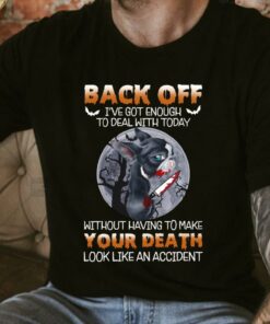Original Chihuahua Michael myers Halloween Shirt, Chihuahua Back Off I've Got Enough Shirt 7