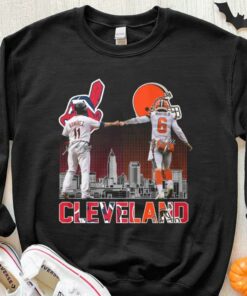 Original Cleveland Indians Ramirez And Cleveland Browns Mayfield Shirt, Jose Ramirez and Baker Mayfield Shirt 6