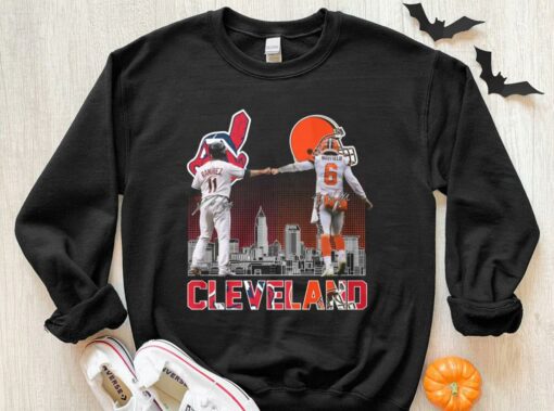 Original Cleveland Indians Ramirez And Cleveland Browns Mayfield Shirt, Jose Ramirez and Baker Mayfield Shirt 3
